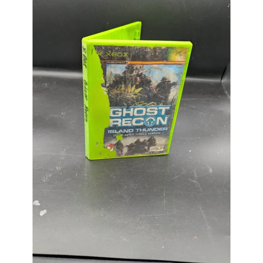 Ghost Recon Island Thunder Original Xbox Disc Case Artwork No Manual Ubisoft